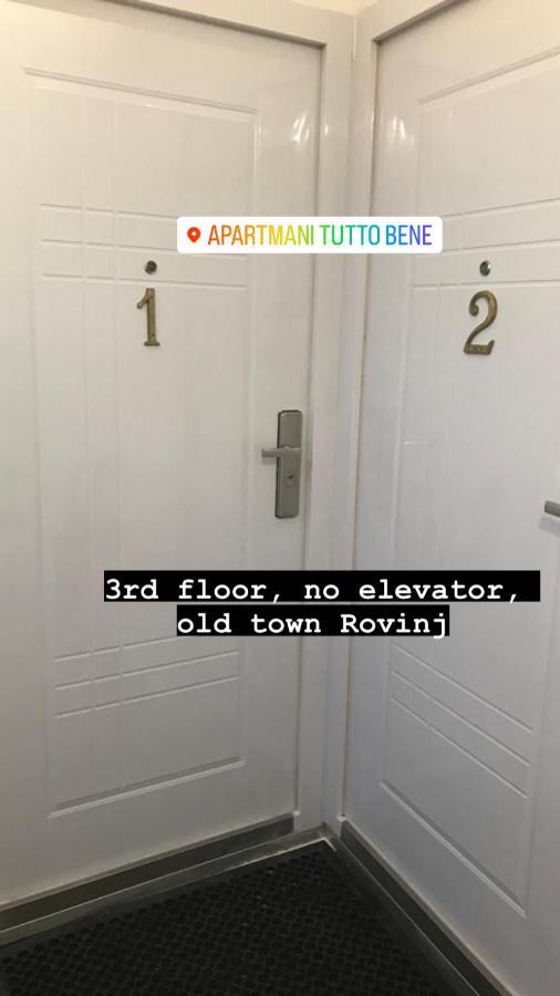 Apartman Tutto Bene Rovinj Eksteriør billede